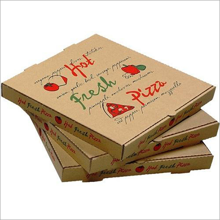 Pizza Packaging Boxes - Corrugated Cardboard, Various Sizes , Brown Color, Locking Tabs, Customizable Design, Eco-friendly, Heat-resistant, Durable, Leak-proof, Stackable