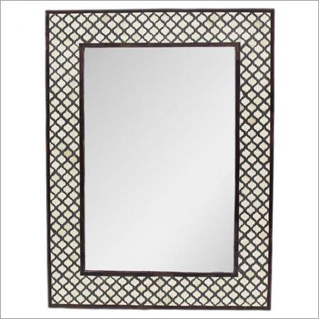 Bone Inlaid Mirror Frame