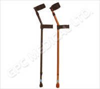 Elbow Crutches - Aluminum, 95 cm to 112 cm | Height Adjustable, Rubber Grip Handle