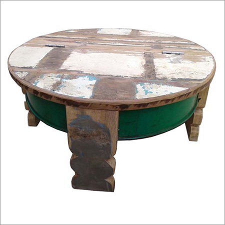 Coffee Table With Old Door As Top