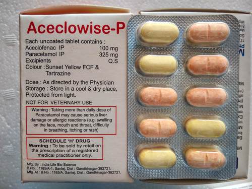 Aceclofenac Paracetamol Tablets