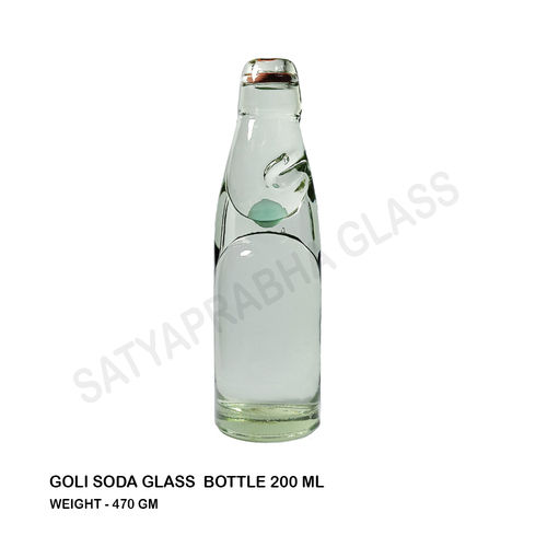 Glass Goli Soda Bottle