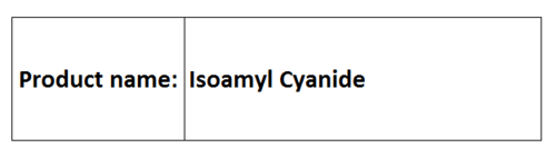 Isoamyl Cyanide