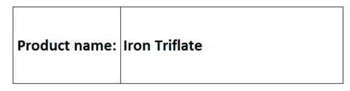 triflate Compounds