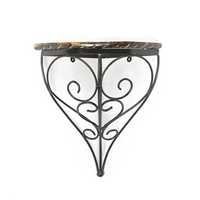 Desi Karigar Home Decor Wall Hanging Fancy Bracket Wooden, Iron Wall Shelf