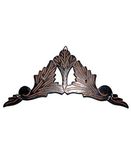 Desi Karigar Wall Decor Key Holder ( Black, 11 x 4 inch )