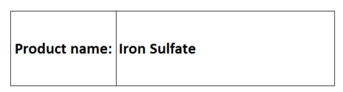 Iron Compounds