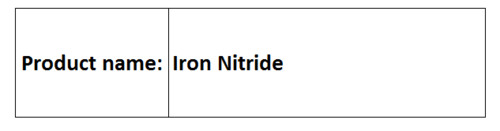 Iron Compounds