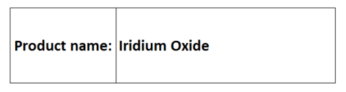Iridium Compounds