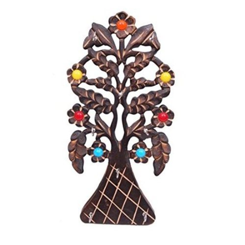 Desi Karigar Wooden Antique Key Holder Size(LxBxH-15x2x30) Cm