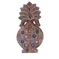 Desi Karigar Wooden Pineapple Design Key Holder 13 inch