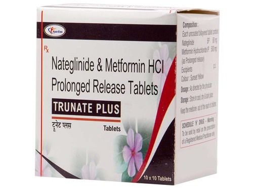 Nateglinide 60mg+metformin 500mg SR