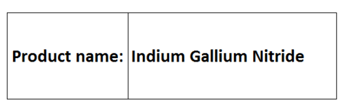 Indium Gallium Nitride