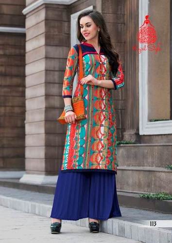 kurti with Plazzo