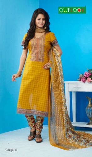 Yellow Ladies Salwar Suits