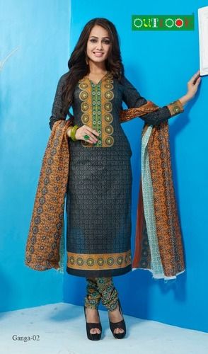 Dark Gray Stitched Salwar Suits