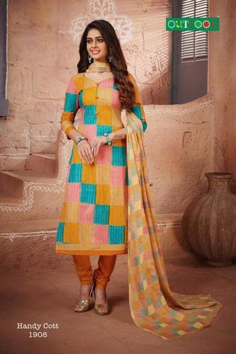 Yellow Brocade Designer Suit