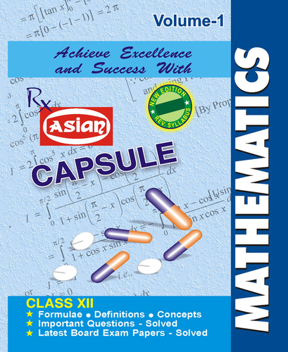 Mathematics Capsule Vol-1 - Offset Paper, 10.5 cm Thick, Rectangle Shape | Comprehensive Board Exam Solutions with Volume-2 Included