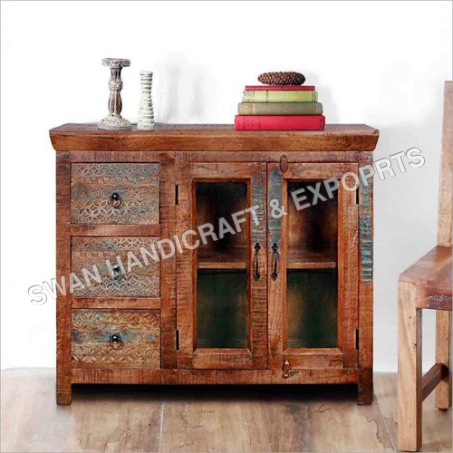 Wooden Side Drawer