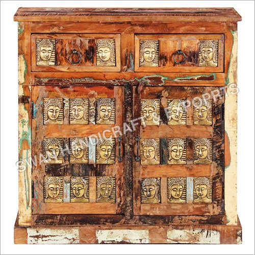 Antique Buddha Side Board