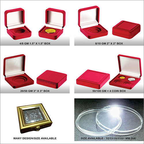 Coin Medal Boxes