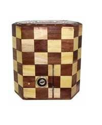 Desi Karigar Brown Wooden Money Bank