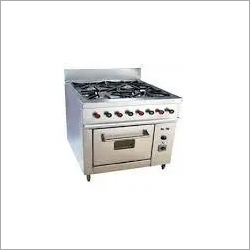 Four Burner Cooking Range with oven