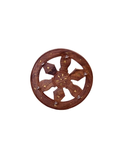 Desi Karigar Brown Fancy Wooden Wall Key Hanger Holder House Kitchen Keys Decorative Hanging