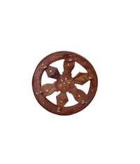 Desi Karigar Brown Fancy Wooden Wall Key Hanger Holder House Kitchen Keys Decorative Hanging