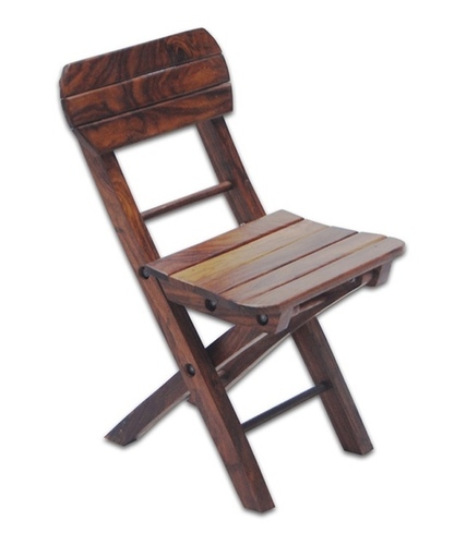 Desi Karigar Mango Wood Fancy Small Foldable Chair