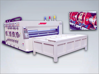 Chain Feeder Multi Color Printer, Slotter Die-Cutting Machine