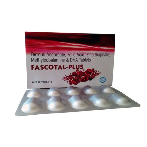 Ferrous Ascorbate, Folic Acid, Zinc Sulphate, Methylcobalamine & DHA Tablets