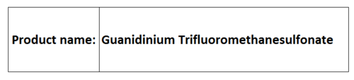 Guanidinium Trifluoromethanesulfonate