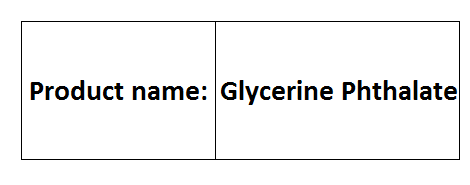 Glycerine Phthalate