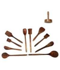Desi Karigar Wooden Skimmer - 11 Pieces