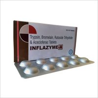Trypsin Bromelain rutoside trihydrate aceclofenac Tablets