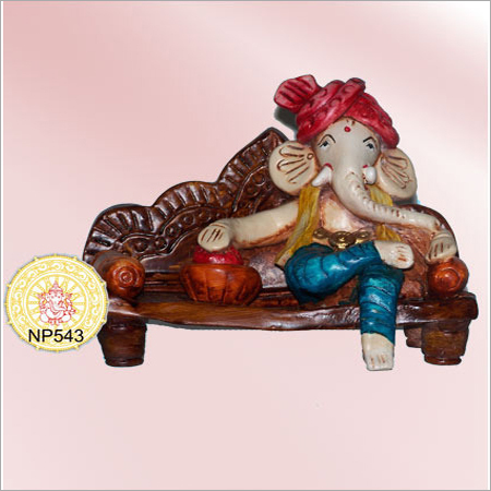 Ganesha Statue - Marble, Varying Sizes, Multicolor | Handcrafted, Intricate Details, Beautiful Design, Durable Material, Religious Significance