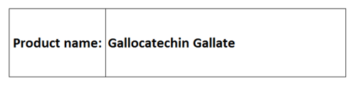 Gallocatechin Gallate