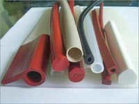 Silicone Rubber Profiles - Material: Silicone Rubber, Thickness: 2-5 Mm, Color: Red | Features: Abrasion Resistant, Crack Resistant, Uv Stable, High Strength, Flexible