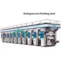 Automatic Rotogravure Printing Unit
