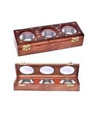 Desi Karigar Handicraft Brown Dry Fruit Box (3)