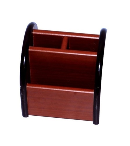 Desi Karigar Wooden Mobile Stand With Card Stand