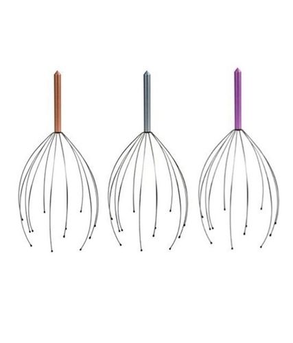 Desi Karigar Head Massager - Set of Three ( Colors May Vary )