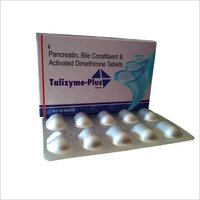 Pancreatin 192 mg. + Bile Constituents 25 mg. + Activated Dimethicone 40 mg