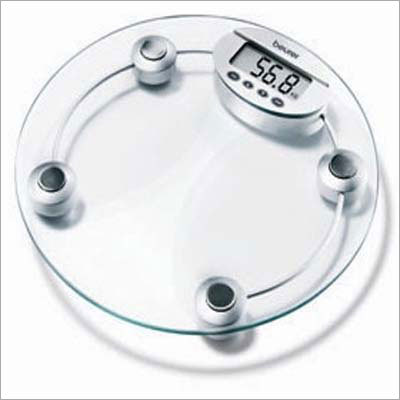 White Digital Weight Machine