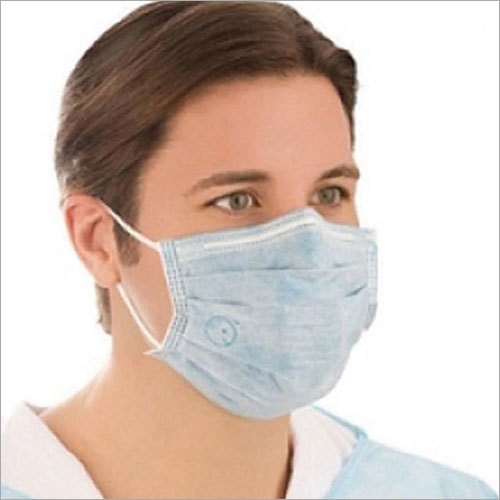 Surgical Face Masks - 100% Cotton Oval Shape White Color | Comfortable Wearing Disposable Antibacterial Skin Friendly Tear Proof Hygienically Packed