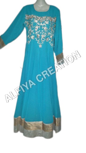 Attractive evening party wear fancy kaftan maxi dress By ALFIYA CREATION