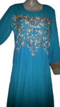 Attractive evening party wear fancy kaftan maxi dress