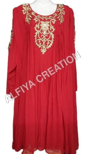 Gorgeous evening party wear short kaftan dress