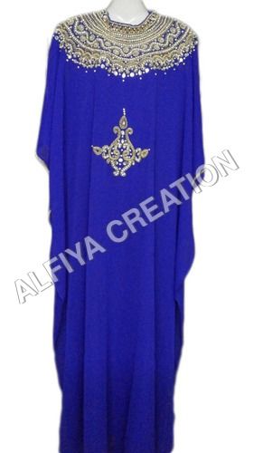 Royal Blue Farasha Jalabiya Kaftan